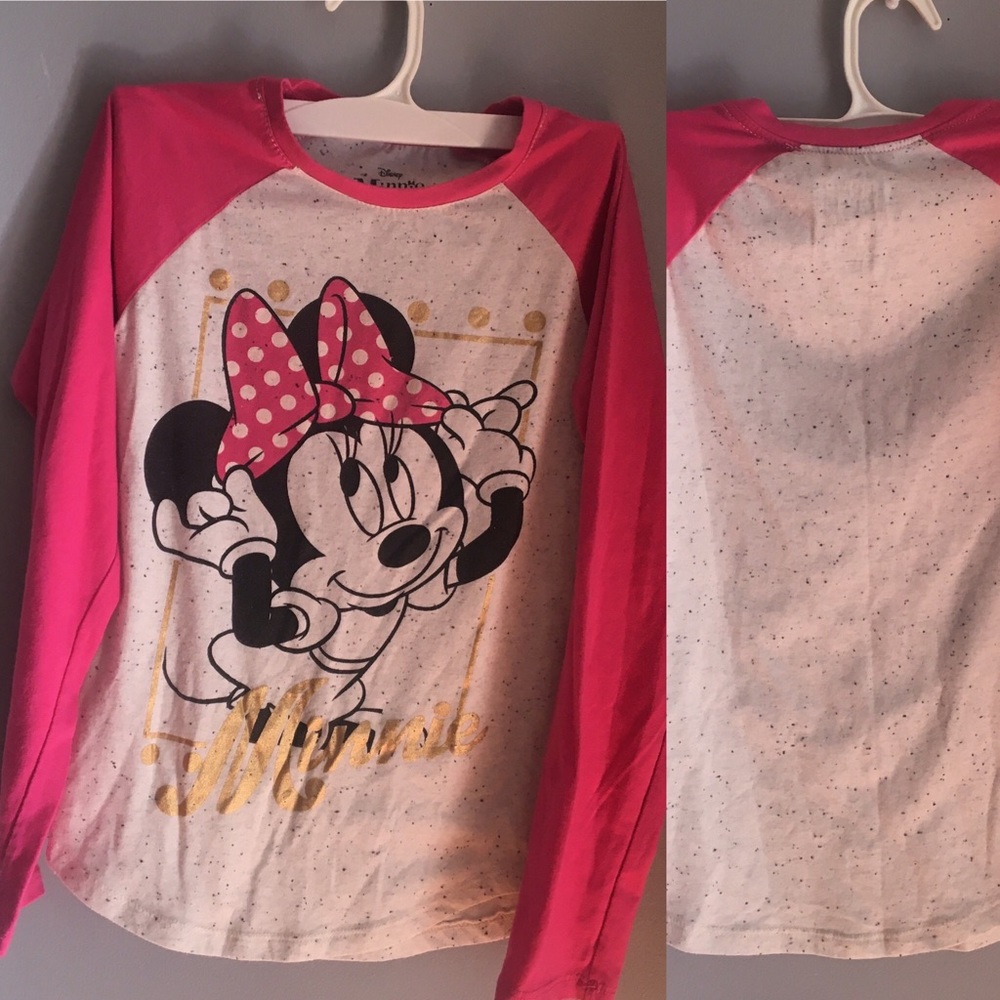 Disney Minnie Mouse Tee Shirt Size 10/12